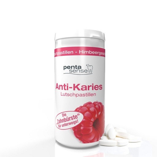 PENTA-SENSE Anti-Karies Lutschpastillen Himbeere - 150Stk