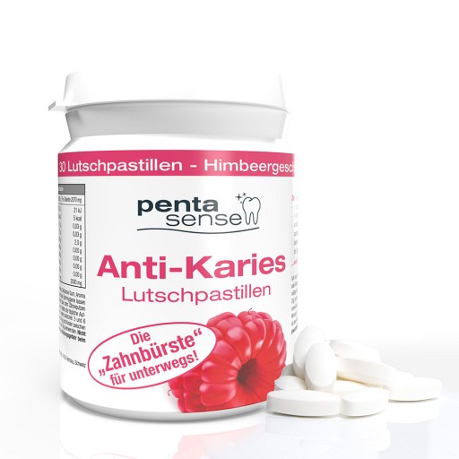 PENTA-SENSE Anti-Karies Lutschpastillen Himbeere - 30Stk