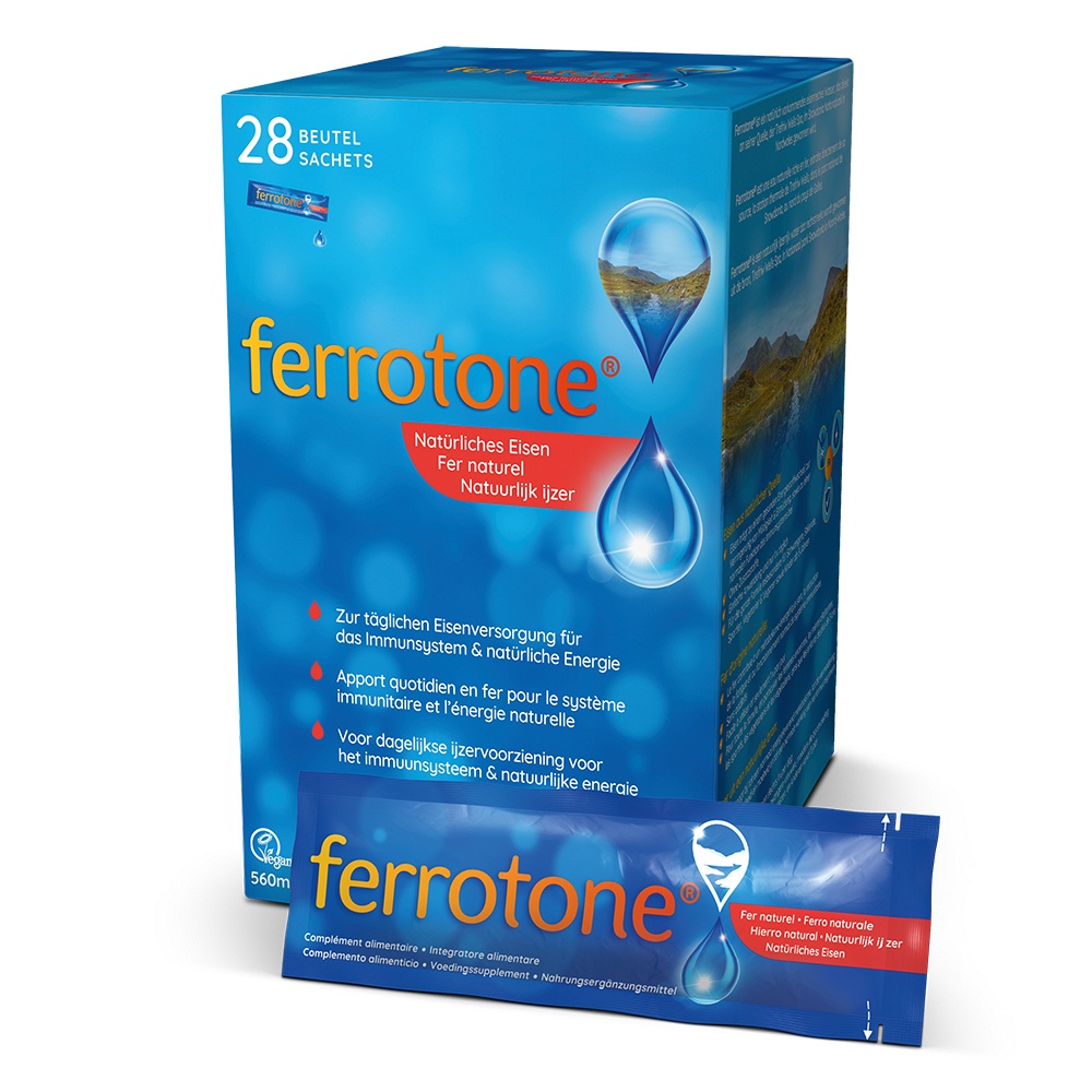 FERROTONE natürliches Eisen Beutel - 28X20ml