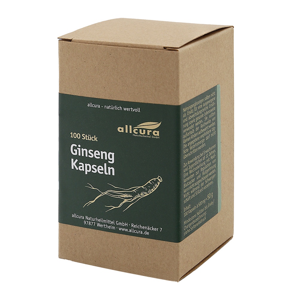 GINSENG 500 Kapseln - 100Stk