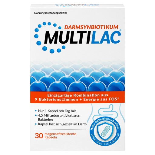 MULTILAC Darmsynbiotikum magensaftres.Kapseln - 30Stk - Magen & Darm