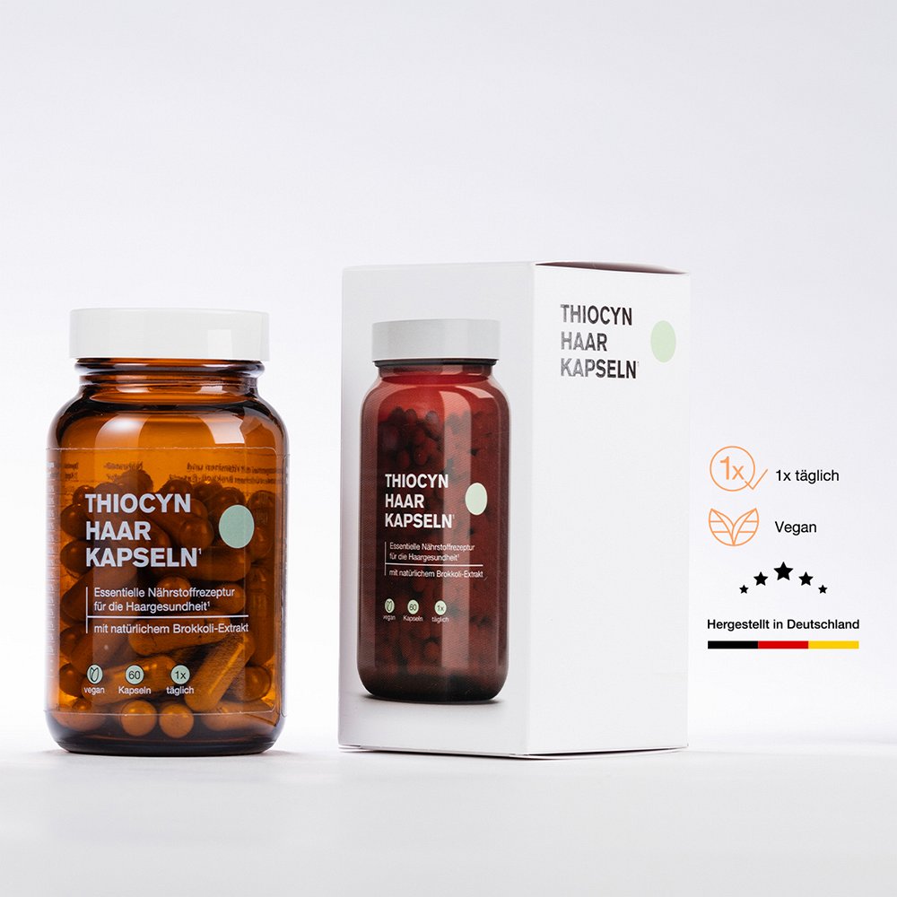THIOCYN Haarkapseln - 60Stk - Vegan