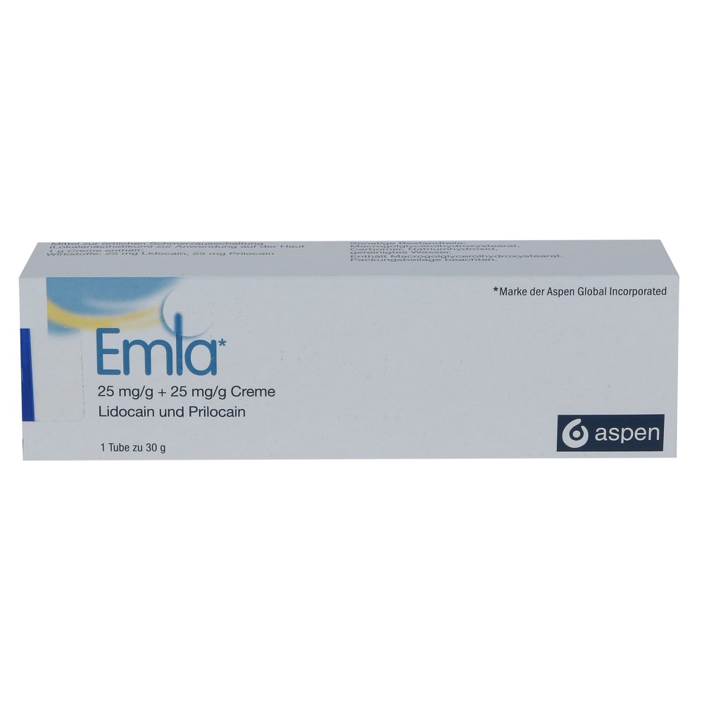 EMLA 25 mg/g + 25 mg/g Creme - 30g