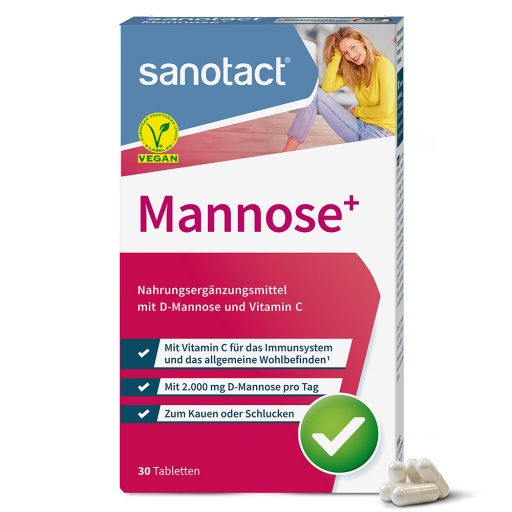 SANOTACT Mannose+ Tabletten - 30Stk
