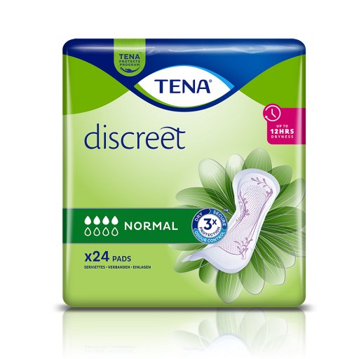 TENA DISCREET Inkontinenz Einlagen normal - 24Stk - Inkontinenz