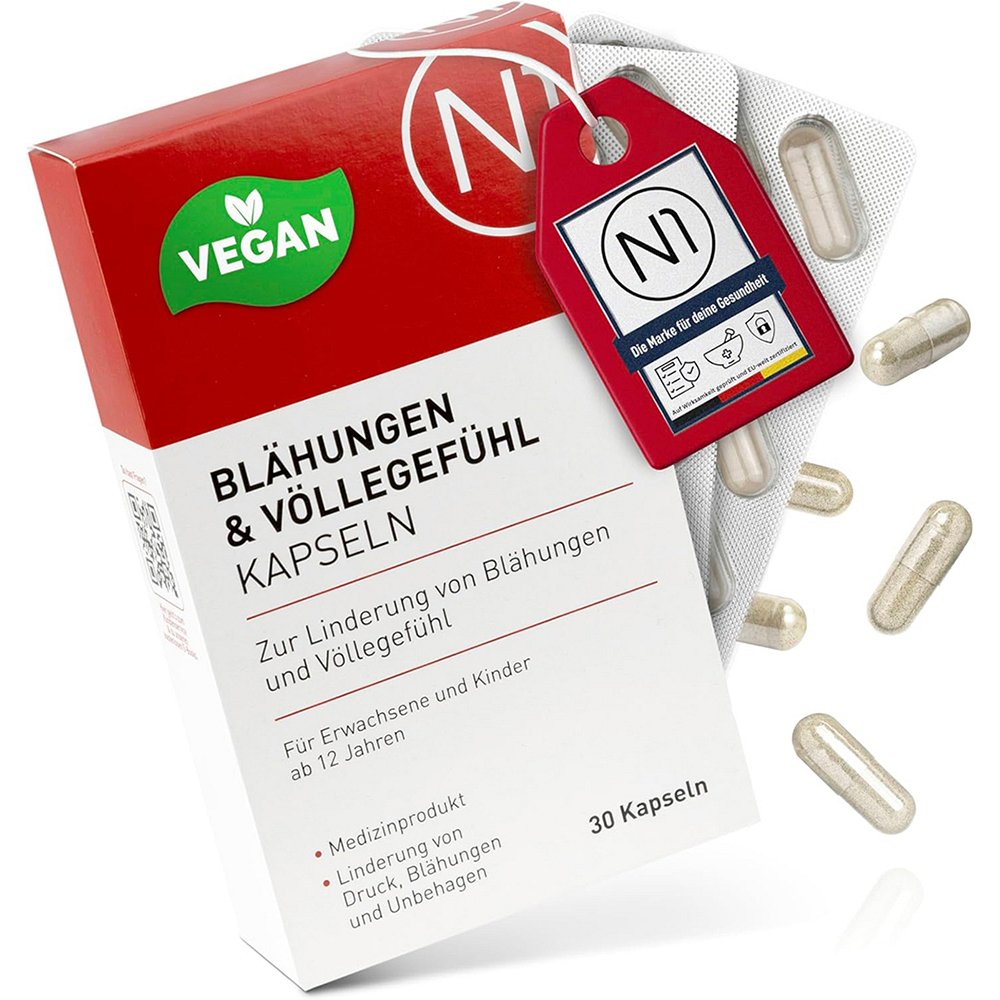N1 Blähungen & Völlegefühl Kapseln - 30Stk - Magen & Darm
