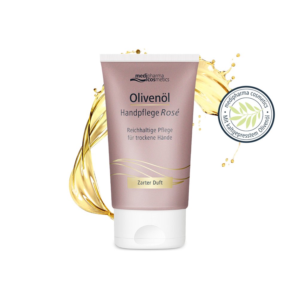OLIVENÖL HANDPFLEGECREME Rose - 50ml - Handpflege