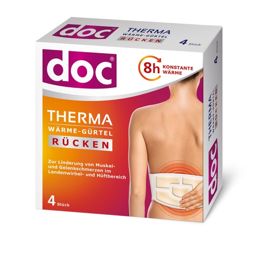 DOC THERMA Wärme-Gürtel Rücken - 4Stk - Therma
