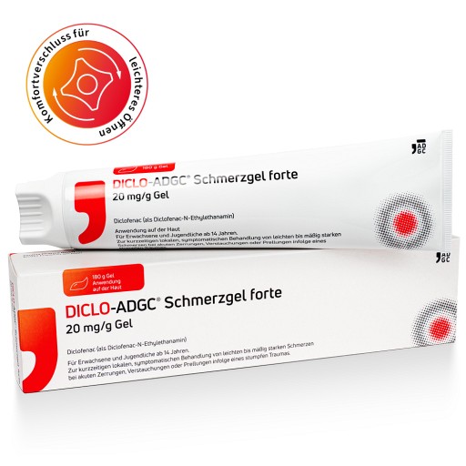 DICLO-ADGC Schmerzgel forte 20 mg/g - 180g - MHD Ware