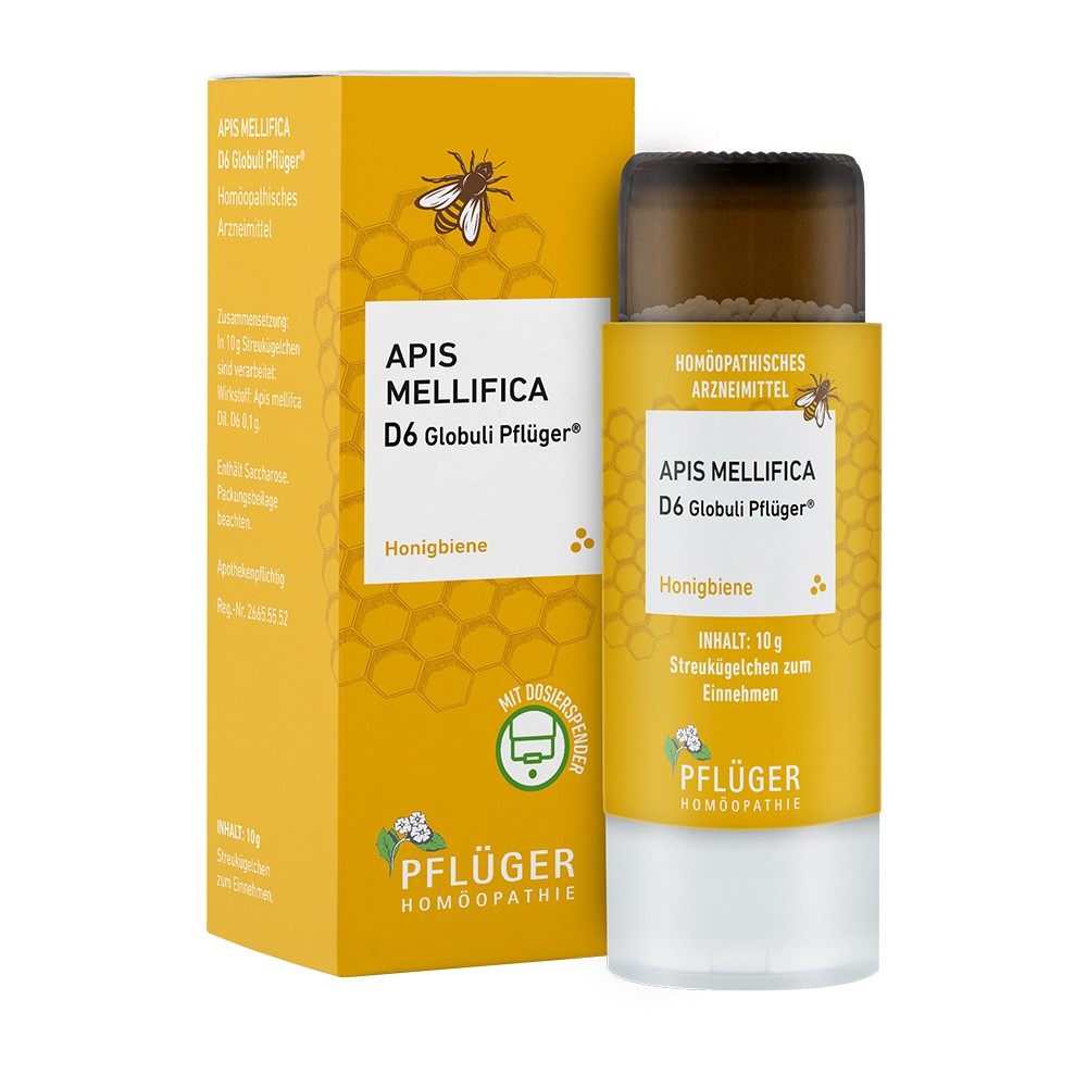 APIS MELLIFICA D 6 Globuli Pflüger Globulispender - 10g - A - A
