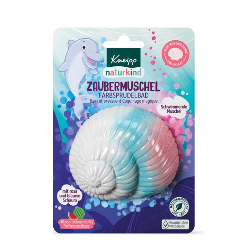 KNEIPP naturkind Zaubermuschel Farbsprudelbad - 85g - Badespaß