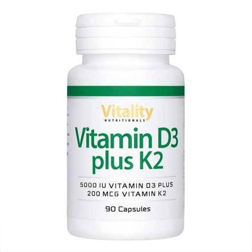 VITAMIN D3 5000 I.E. plus K2 200 µg Kapseln - 90Stk - Mikronährstoffe