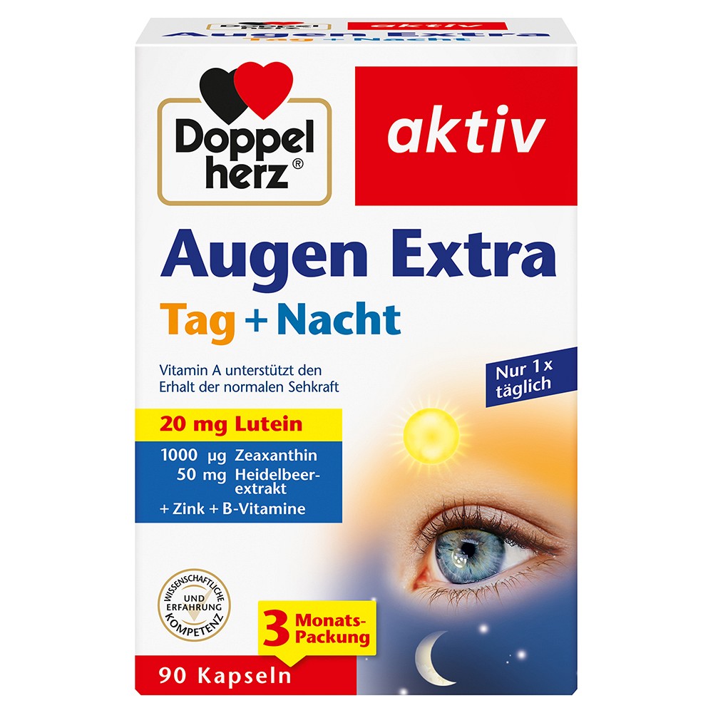 DOPPELHERZ Augen Extra Tag+Nacht Kapseln - 90Stk