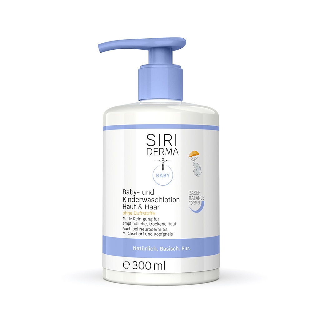 SIRIDERMA Baby- und Kinderwaschlotion Haut & Haar - 300ml