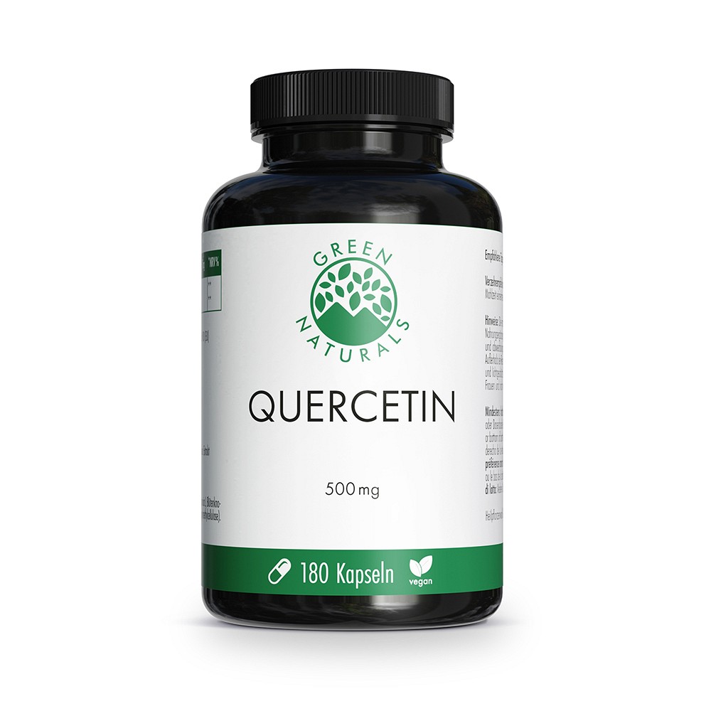GREEN NATURALS Quercetin 500 mg hochdosiert Kaps. - 180Stk - Allergien