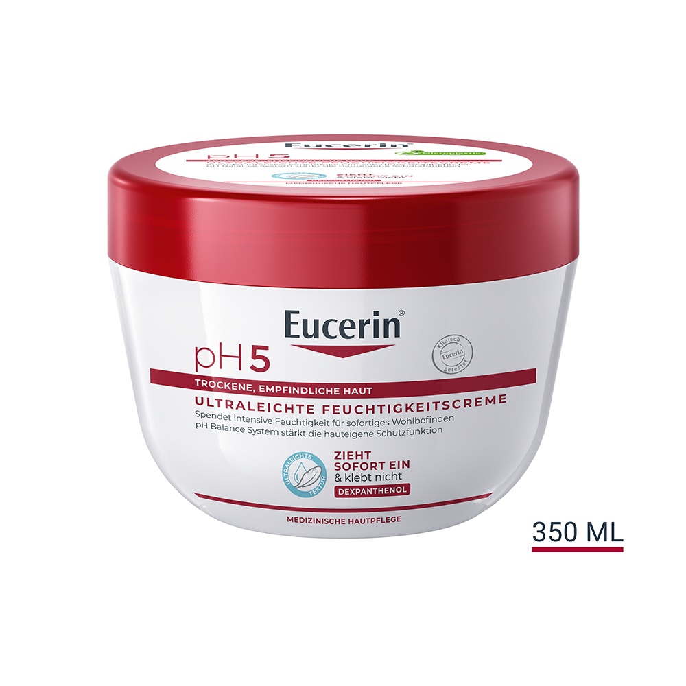 EUCERIN pH5 ultraleichte Feuchtigkeitscreme - 350ml - Empfindliche Haut