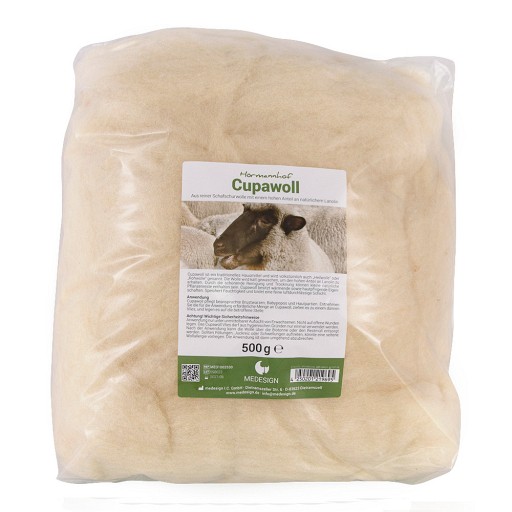 CUPAWOLL Fettwolle mit natürlichem Lanolin - 500g