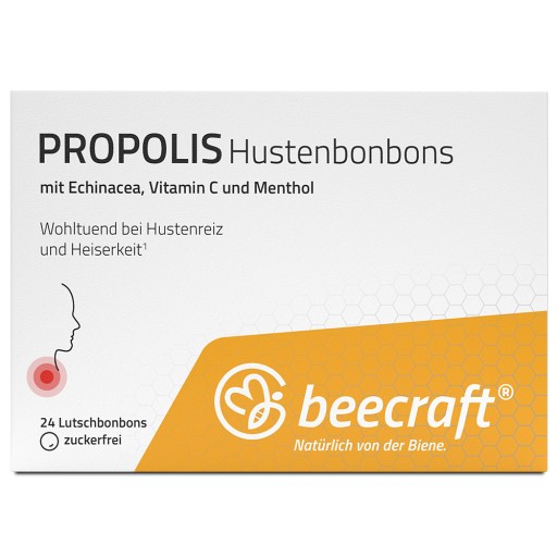 BEECRAFT Propolis Husten-Bonbons - 24Stk - Hustenstiller