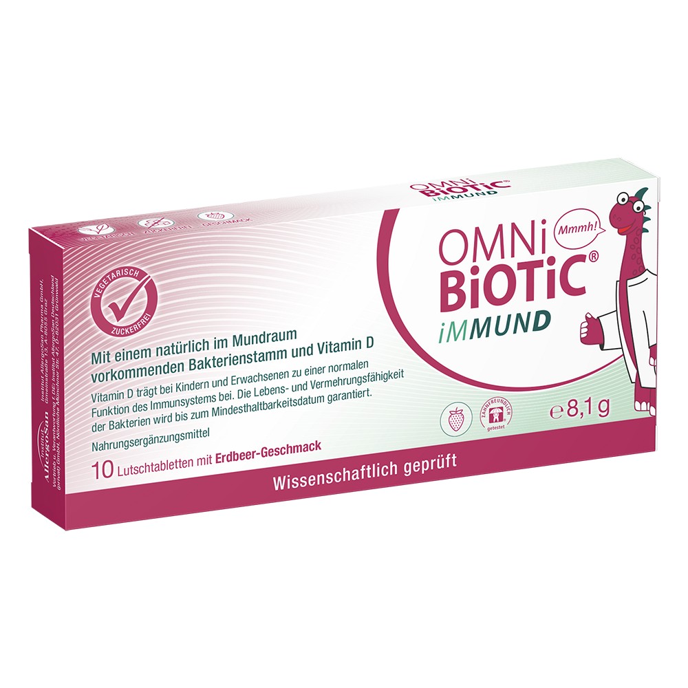 OMNI BiOTiC iMMUND Lutschtabletten - 10Stk - Mund- & Darmpilz