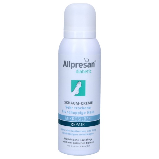 ALLPRESAN diabetic Mikrosilber+Repair Schaum-Creme - 125ml