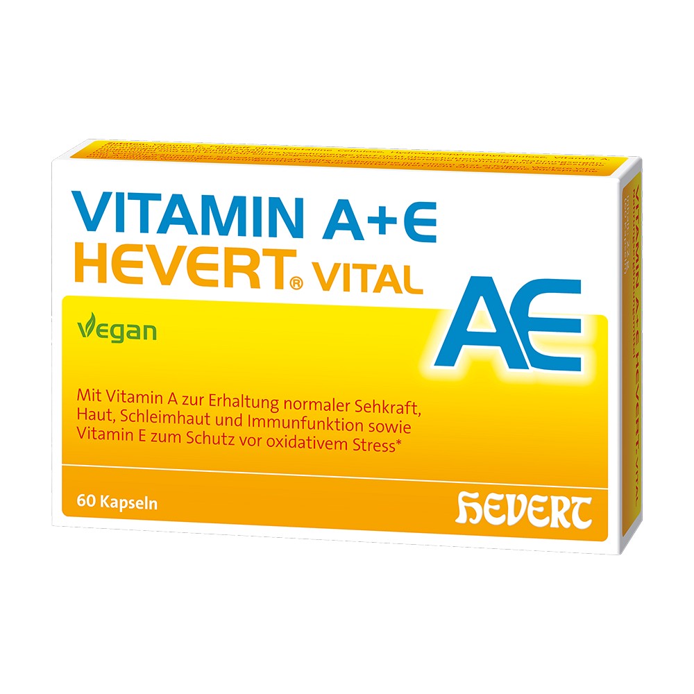 VITAMIN A+E Hevert Vital Kapseln - 60Stk - Stärkung Immunsystem