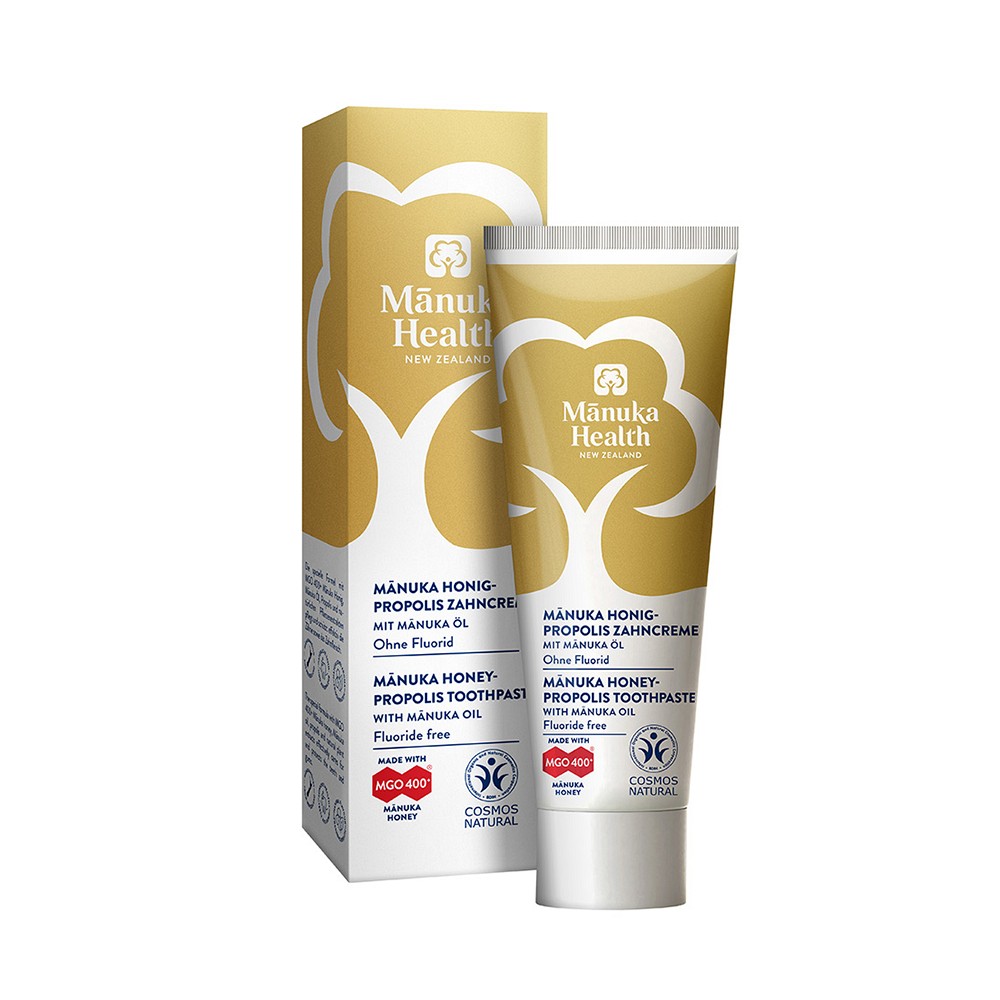 MANUKA HEALTH Honig-Propolis Zahncreme fluoridfrei - 75ml - Zahn- & Mundpflege