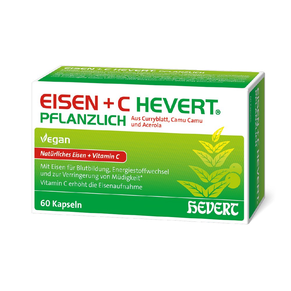 EISEN+C Hevert pflanzlich Kapseln - 60Stk