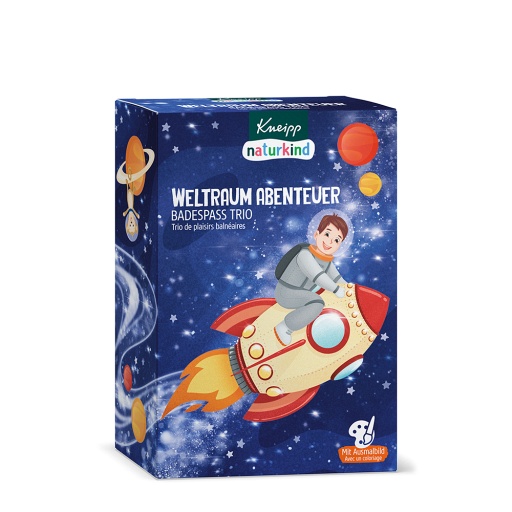 KNEIPP naturkind Weltraum Abentreuer Badespass Tri - 1Packungen - Badespaß