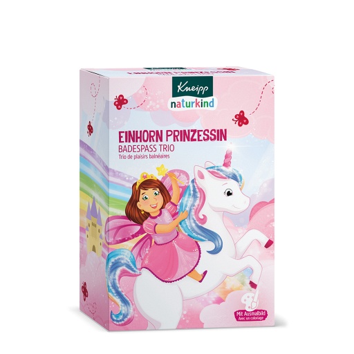 KNEIPP naturkind Einhorn Prinzessin Badespass Trio - 1Packungen - Badespaß