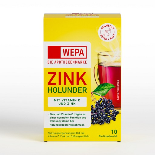 WEPA Zink Holunder+Vit.C+Zink Pulver - 10X10g