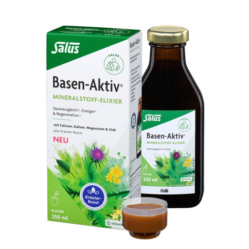 BASEN AKTIV Mineralstoff-Kräuter-Elixier Salus - 250ml - Entgiften-Entschlacken-Entsäuern