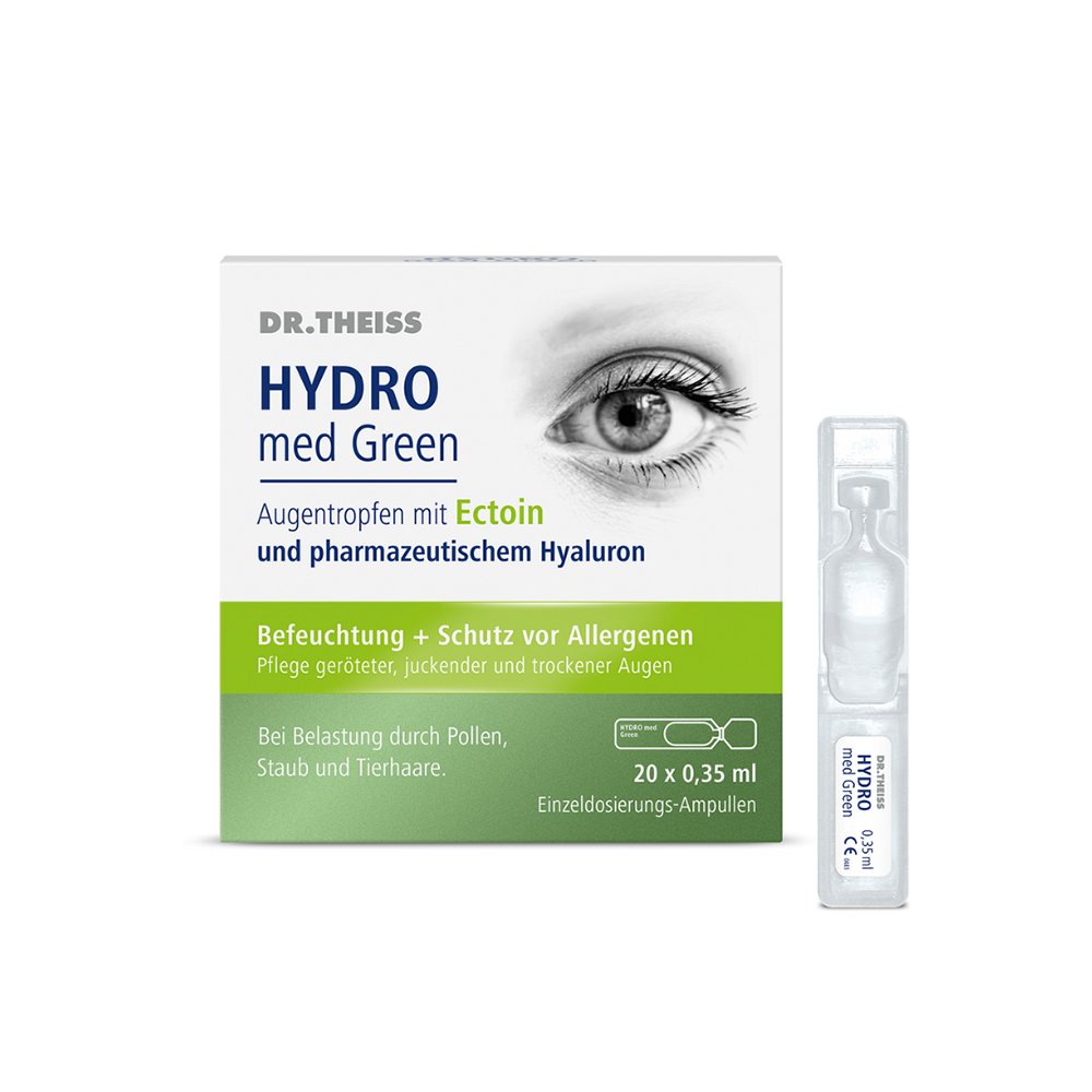 DR.THEISS Hydro med Green Augentro.Einzeldos.Amp. - 20X0.35ml - Für die Augen