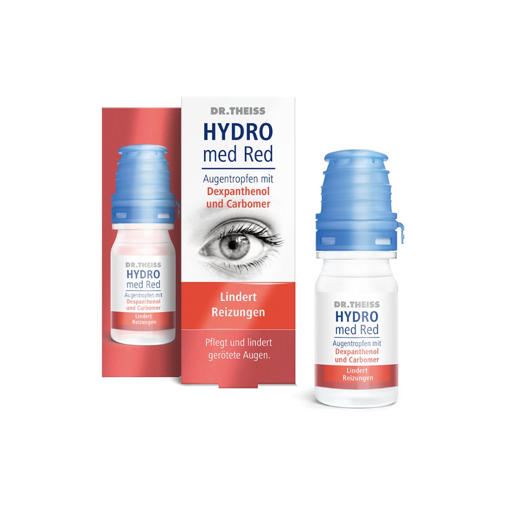 DR.THEISS Hydro med Red Augentropfen - 10ml - Für die Augen