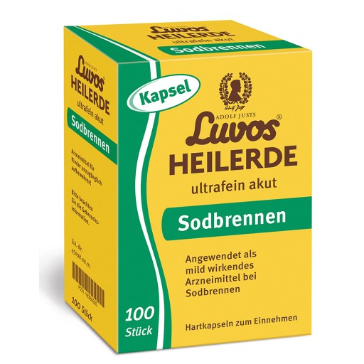 LUVOS Heilerde ultrafein akut Sodbrennen Kapseln - 100Stk