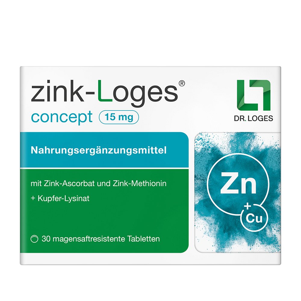 ZINK-LOGES concept 15 mg magensaftres.Tabletten - 30Stk