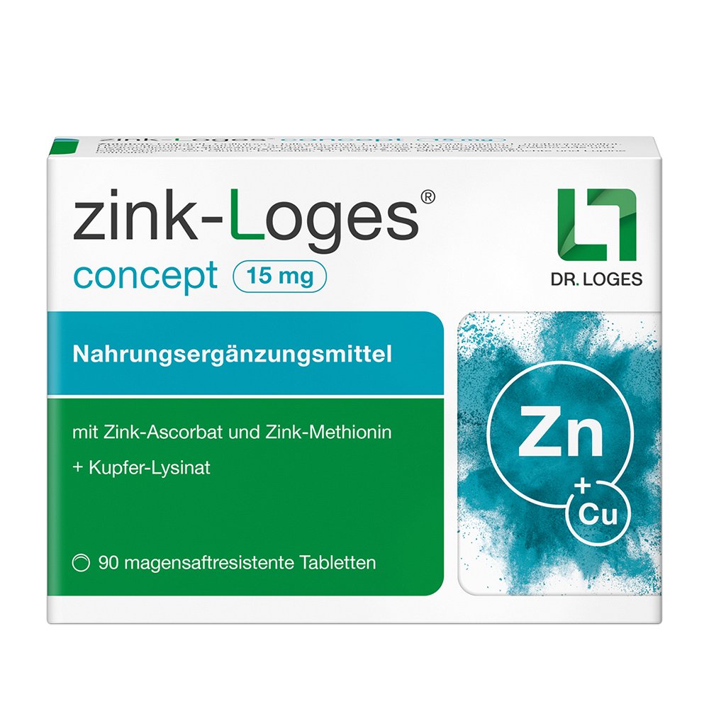 ZINK-LOGES concept 15 mg magensaftres.Tabletten - 90Stk