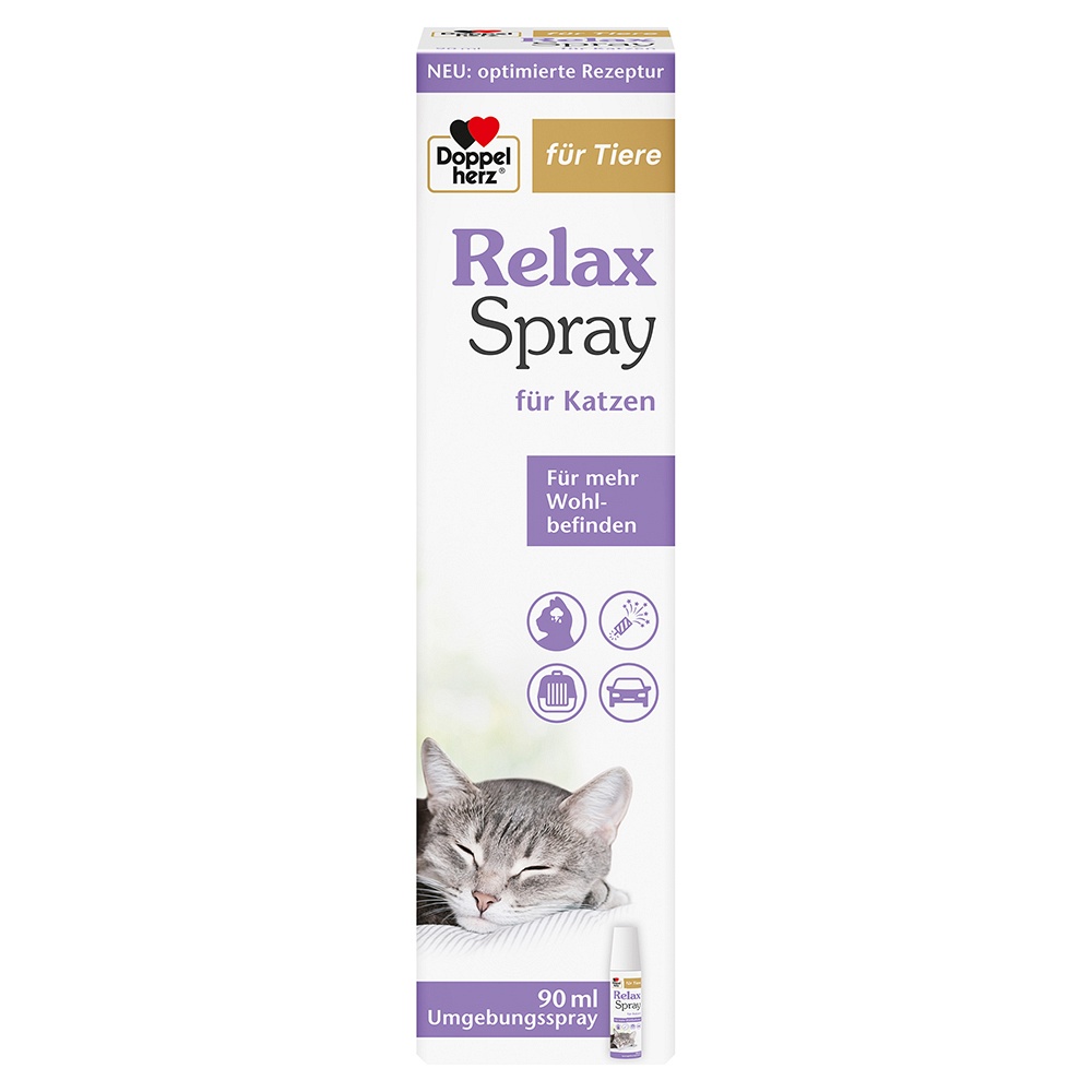 DOPPELHERZ für Tiere Relaxspray f.Katzen - 90ml - für Tiere