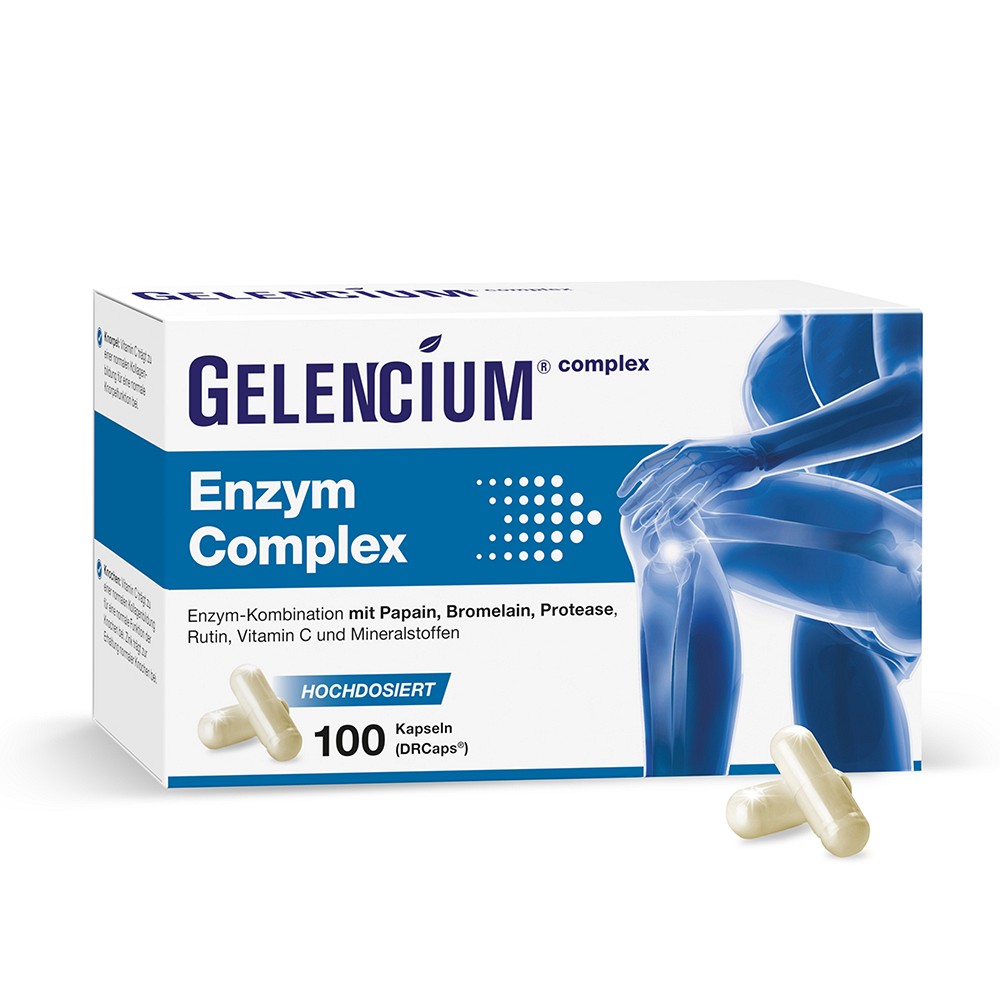 GELENCIUM Enzym Complex hochdos.m.Bromelain Kaps. - 100Stk - Vegan