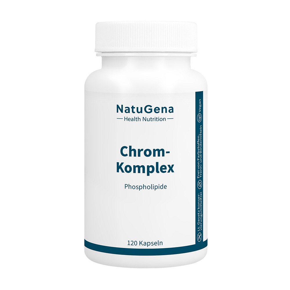 CHROM-KOMPLEX hochdosiert+Lecithin vegan Kapseln - 120Stk - Vegan