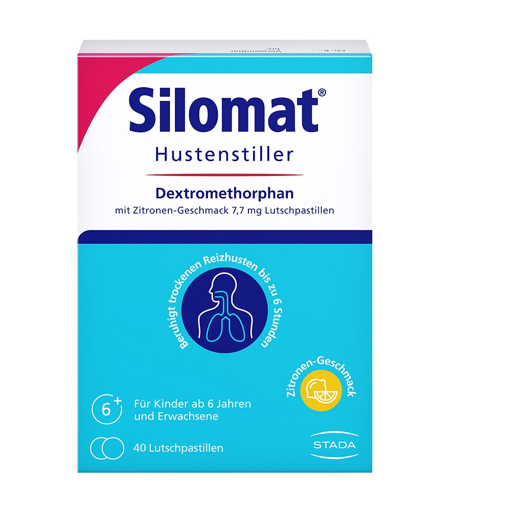 SILOMAT Hustenstiller DMP Zitron.-Geschm.7,7mg LUP - 40Stk