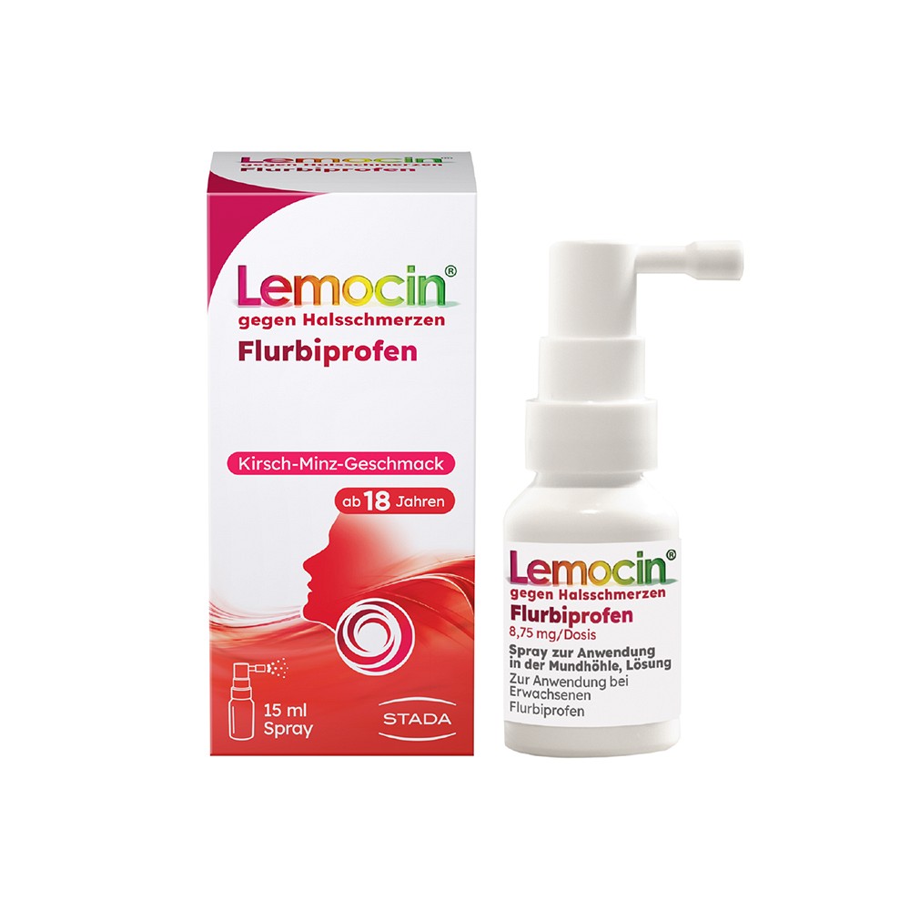 LEMOCIN Flurbiprofen 8,75mg/Dosis Spray Anw.Mundhö - 15ml