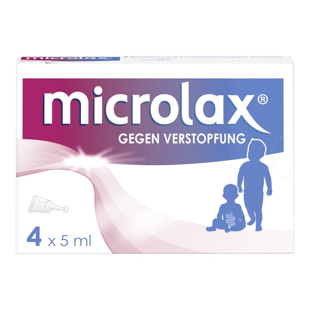 MICROLAX Rektallösung Klistiere m.kurzem Tubenhals - 4Stk - Alles für das Kind