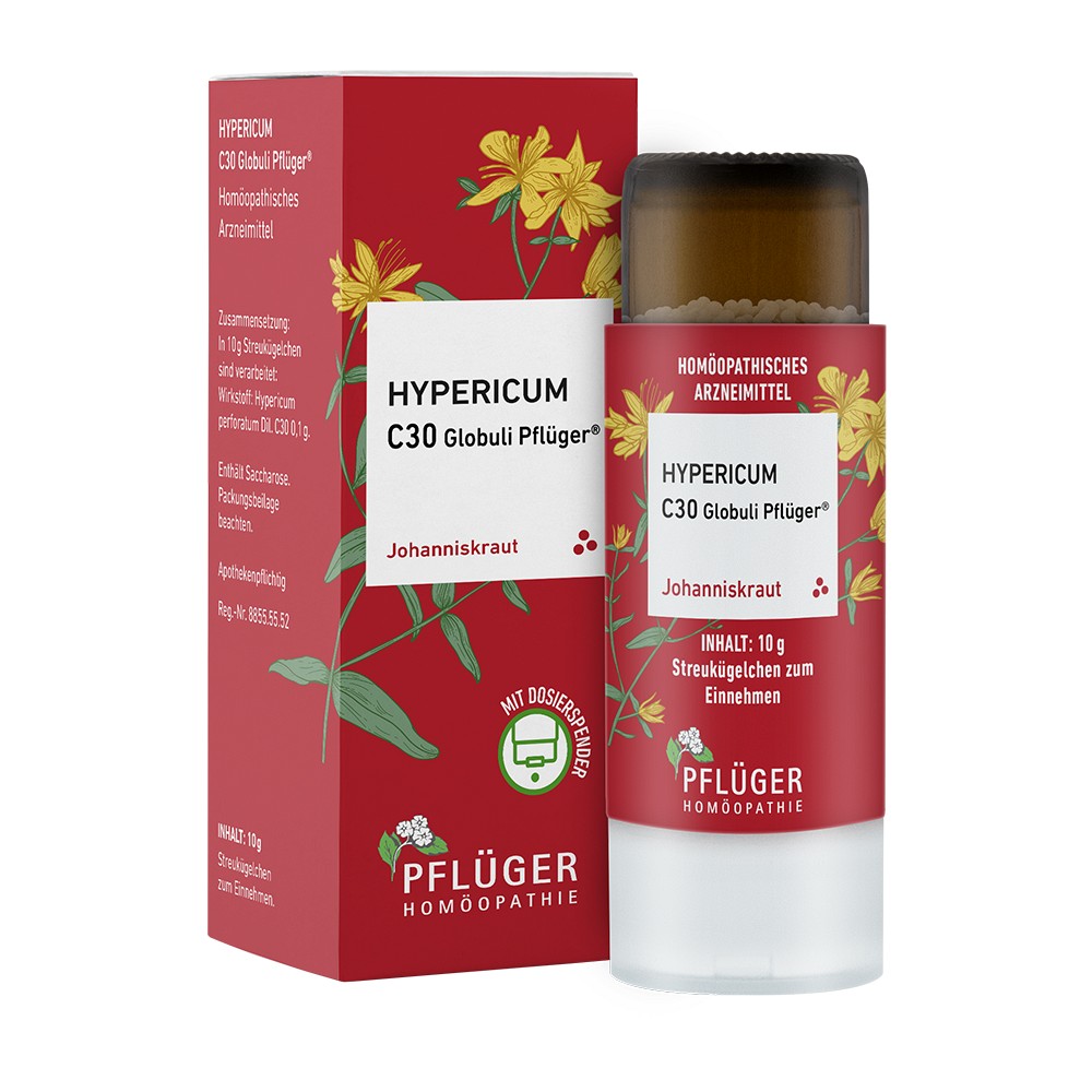 HYPERICUM C 30 Globuli Pflüger Globulispender - 10g