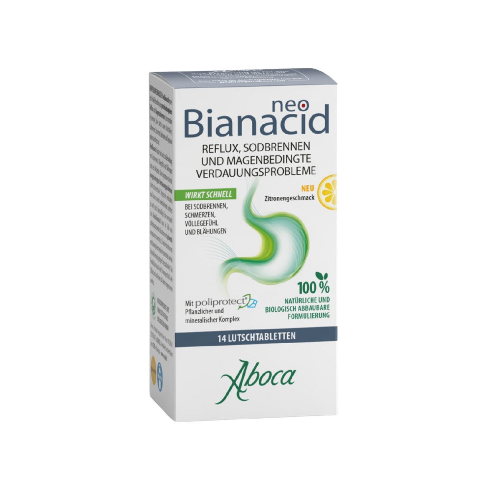 NEO BIANACID Lutschtabletten Zitronengeschmack - 14Stk - Entgiften-Entschlacken-Entsäuern