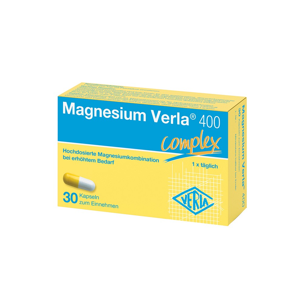 MAGNESIUM VERLA 400 Kapseln - 30Stk