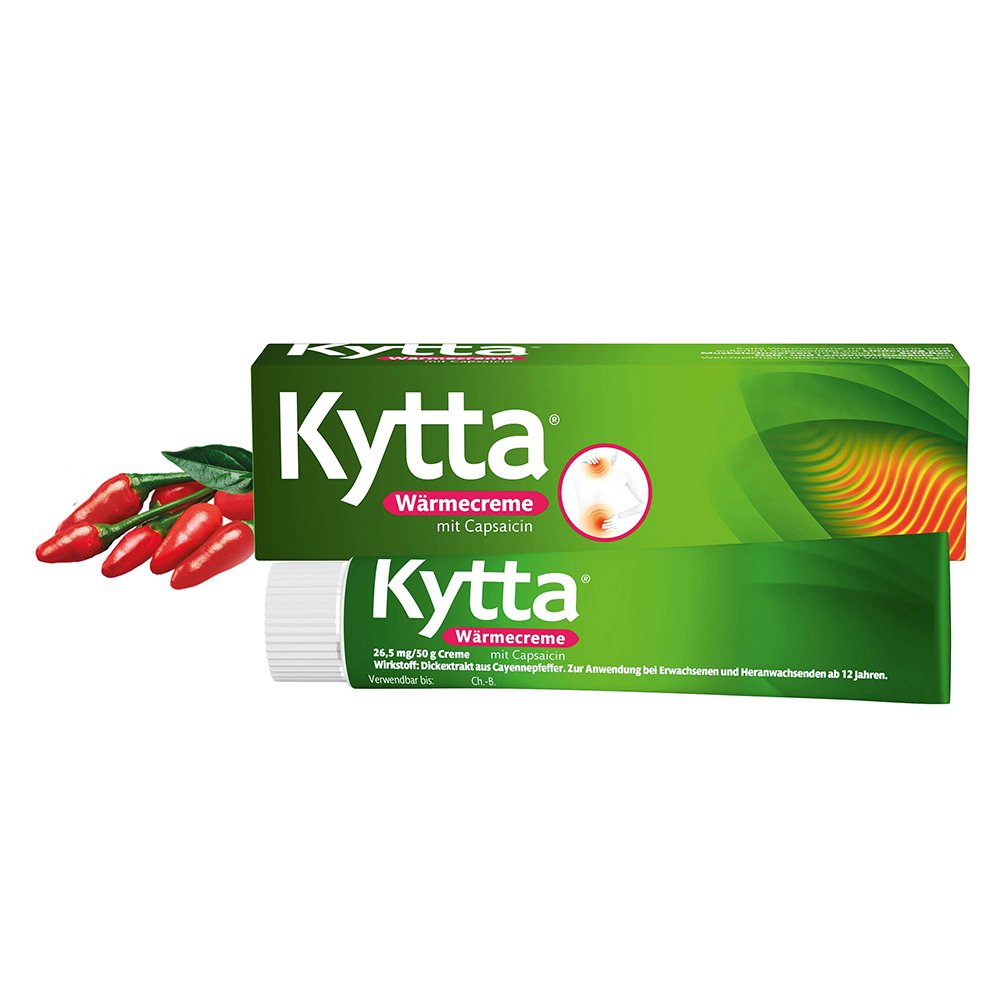 KYTTA Wärmecreme mit Capsaicin 26,5 mg/50 g Creme - 100g
