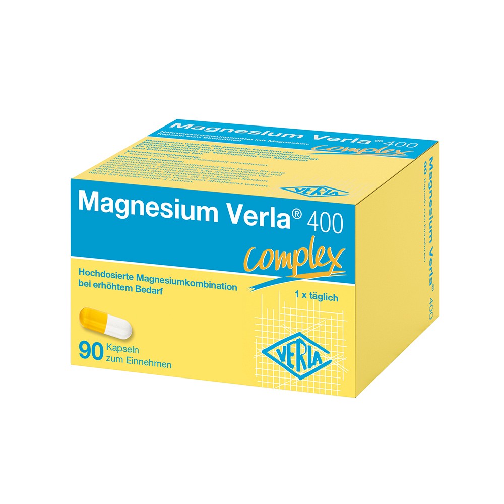 MAGNESIUM VERLA 400 Kapseln - 90Stk