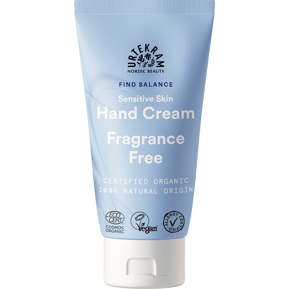 URTEKRAM Fragrance free Hand Cream - 75ml