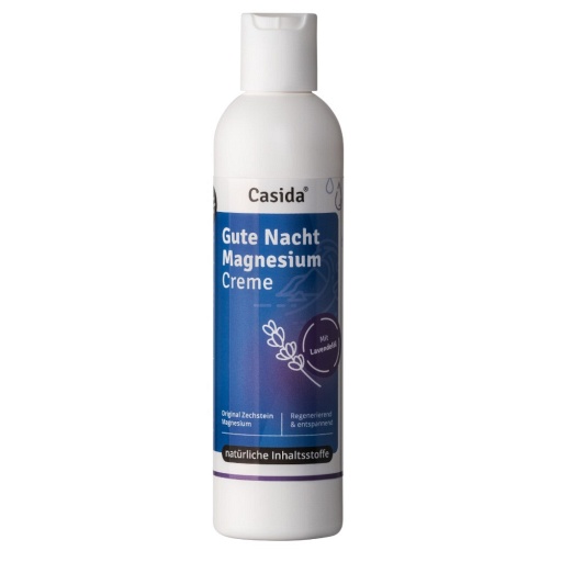 GUTE NACHT Magnesium Creme Lotion - 200ml - Nerven, Muskeln & Gelenke