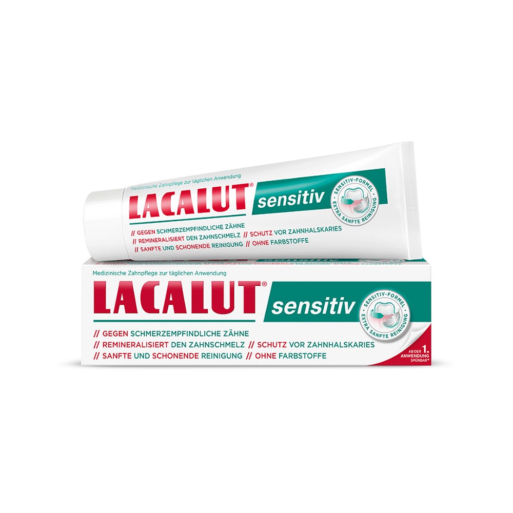 LACALUT sensitiv Zahncreme - 75ml - Bei Zahnfleischbluten